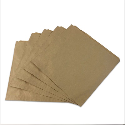 Kraft Paper Flat Brown Bags