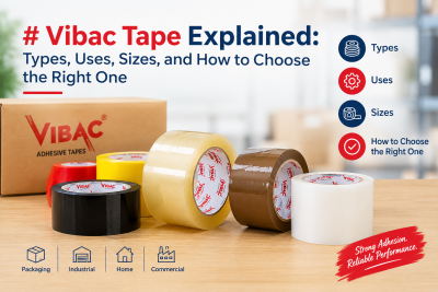 Vibac Tape Explained: Types, Uses, Sizes, and How to Choose the Right One