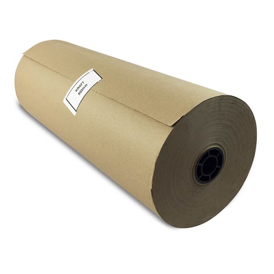 Strong Packaging Mailing Postal Supplies Size 500mm Wide x 20 Metres Per Roll 1 Small Roll Of 88gsm Pure Kraft Brown Wrapping Parcel Paper